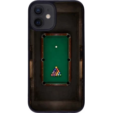 Coque iPhone 12 mini - Silicone rigide noir Sports 2026 Billard