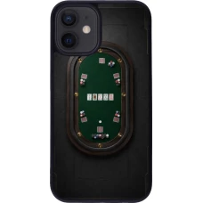 Coque iPhone 12 mini - Silicone rigide noir Sports 2026 Poker