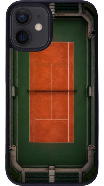 Coque iPhone 12 mini - Silicone rigide noir Sports 2026 Tennis
