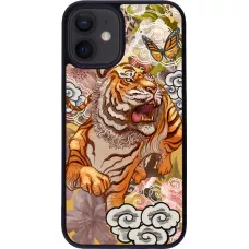 iPhone 12 mini Case Hülle - Silikon schwarz Spring 23 japanese tiger