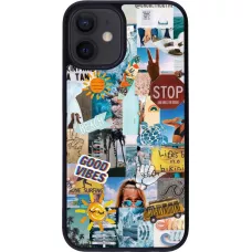 Coque iPhone 12 mini - Silicone rigide noir Summer 2021 15