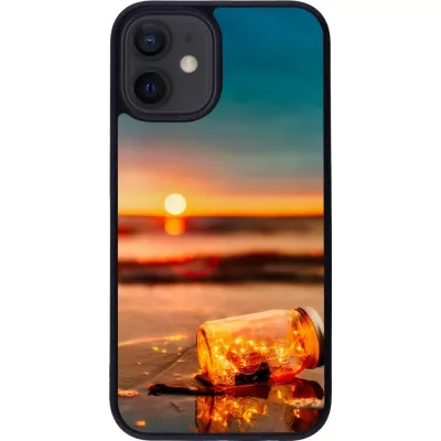 Coque iPhone 12 mini - Silicone rigide noir Summer 2021 16