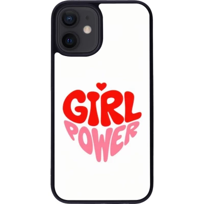 Coque iPhone 12 mini - Silicone rigide noir Womens day 2026 6
