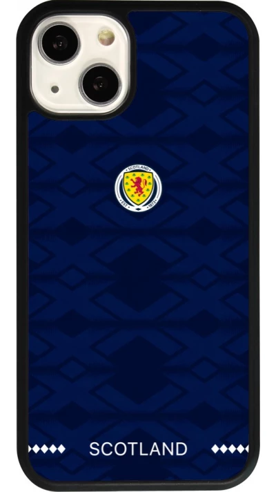 iPhone 13 Case Hülle - Silikon schwarz Schottland 2026 personalisierbares Fussballtrikot