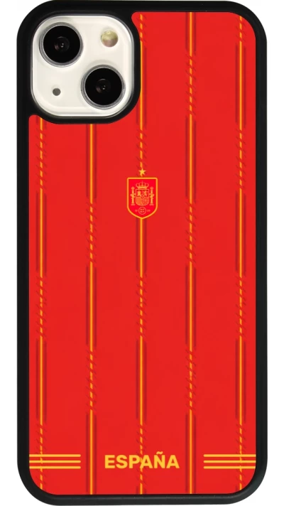 iPhone 13 Case Hülle - Silikon schwarz Spanien 2026 personalisierbares Fussballtrikot