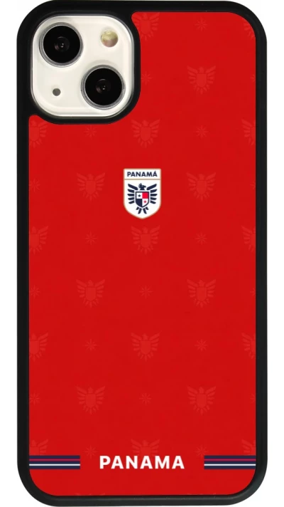 iPhone 13 Case Hülle - Silikon schwarz Panama 2026 personalisierbares Fussballtrikot