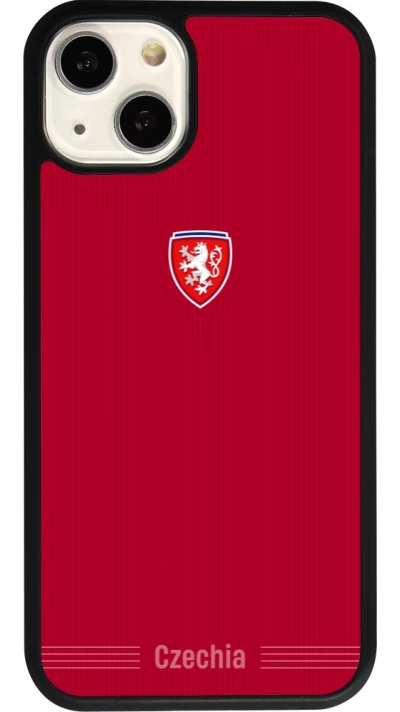 iPhone 13 Case Hülle - Silikon schwarz Tschechische Republik 2026 personalisierbares Fussballtrikot