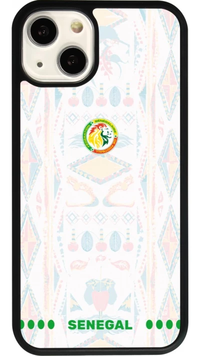 iPhone 13 Case Hülle - Silikon schwarz Senegal 2026 personalisierbares Fussballtrikot
