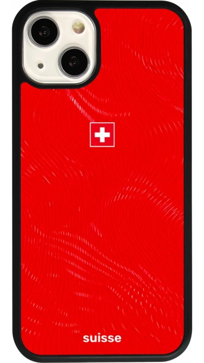 iPhone 13 Case Hülle - Silikon schwarz Schweiz 2026 personalisierbares Fussballtrikot