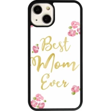 Coque iPhone 13 - Silicone rigide noir Mom 2024 best Mom ever
