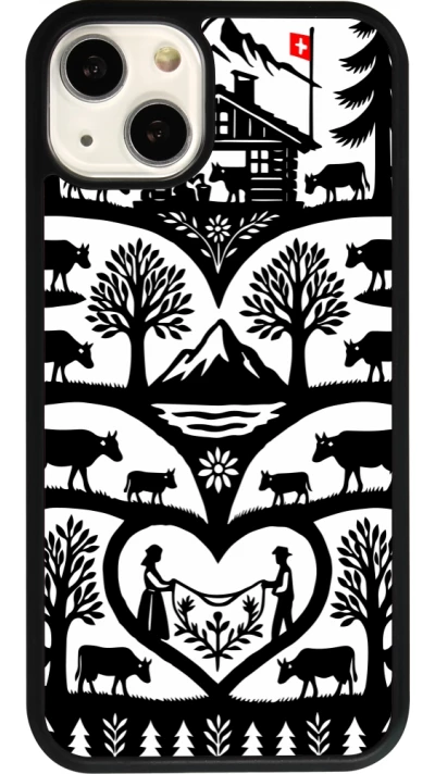 iPhone 13 Case Hülle - Silikon schwarz Poya Schweiz 2