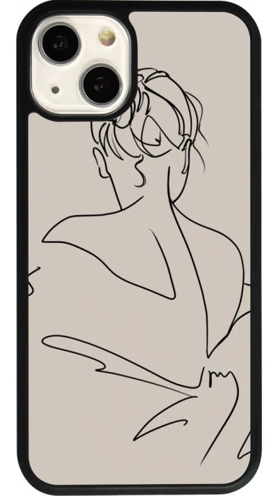 iPhone 13 Case Hülle - Silikon schwarz Salnikova 05