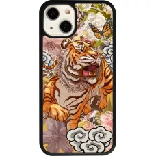 iPhone 13 Case Hülle - Silikon schwarz Spring 23 japanese tiger