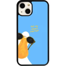 iPhone 13 Case Hülle - Silikon schwarz Tell me about yourself Summer 2026