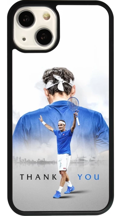 iPhone 13 Case Hülle - Silikon schwarz Thank you Roger