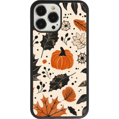 Coque iPhone 13 Pro Max - Silicone rigide noir Autumn 2024 nature