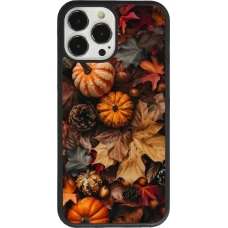 iPhone 13 Pro Max Case Hülle - Silikon schwarz Autumn 25 Pumpkin