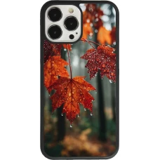 Coque iPhone 13 Pro Max - Silicone rigide noir Autumn 25 Rain