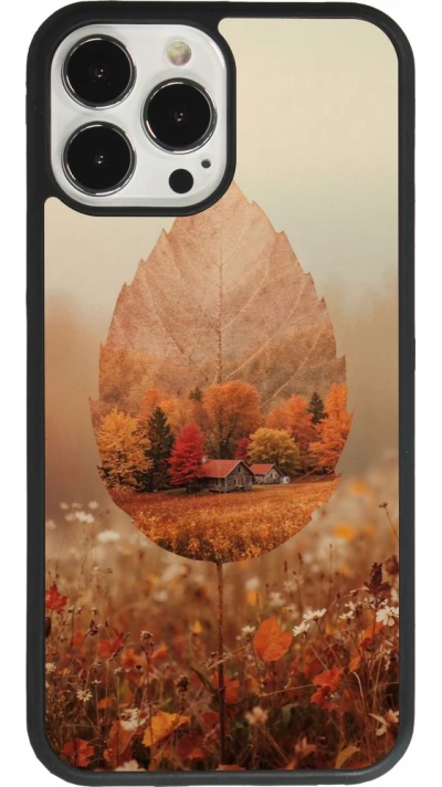 Coque iPhone 13 Pro Max - Silicone rigide noir Autumn 26 Autumn leaf