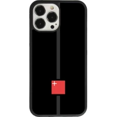 iPhone 13 Pro Max Case Hülle - Silikon schwarz Kanton SZ schwarz