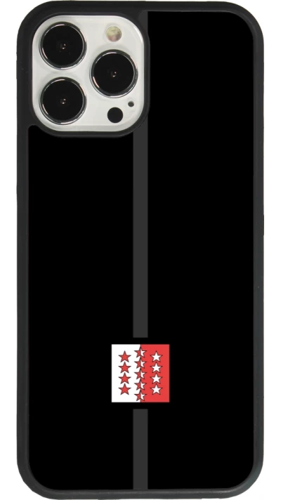 iPhone 13 Pro Max Case Hülle - Silikon schwarz Kanton VS schwarz