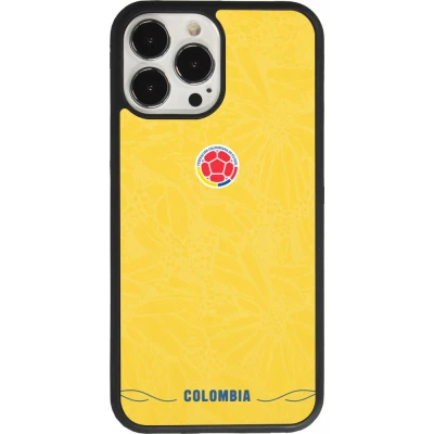 iPhone 13 Pro Max Case Hülle - Silikon schwarz Kolumbien 2026 personalisierbares Fussballtrikot