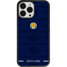 Coque iPhone 13 Pro Max - Silicone rigide noir Maillot de football Ecosse 2026 personnalisable