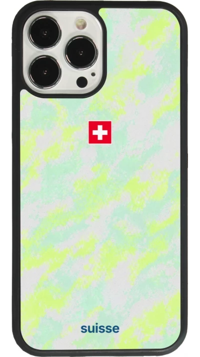 iPhone 13 Pro Max Case Hülle - Silikon schwarz Schweiz Away 2026 personalisierbares Fussballtrikot