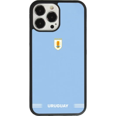 iPhone 13 Pro Max Case Hülle - Silikon schwarz Uruguay 2026 personalisierbares Fussballtrikot