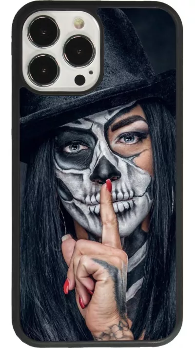iPhone 13 Pro Max Case Hülle - Silikon schwarz Halloween 18 19