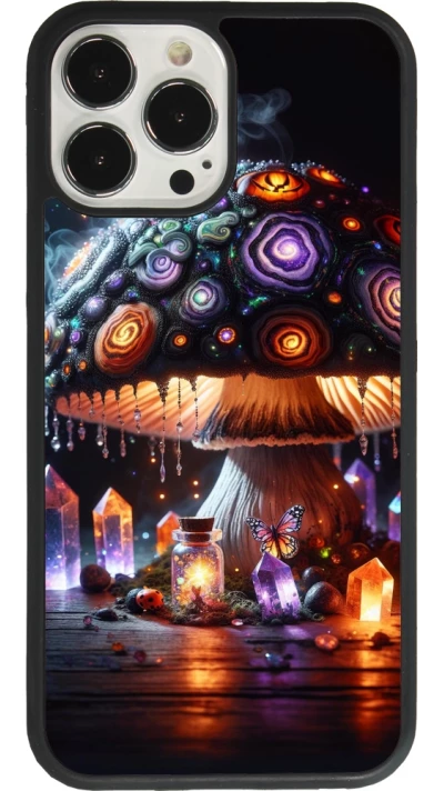 Coque iPhone 13 Pro Max - Silicone rigide noir Halloween Potion Magic