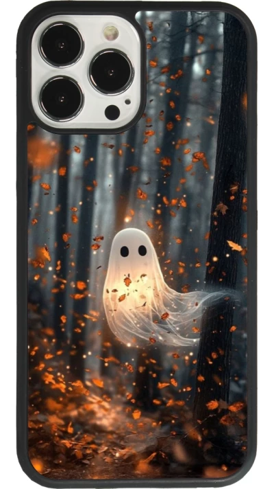 Coque iPhone 13 Pro Max - Silicone rigide noir Halloween 2025 Ghost in the forest