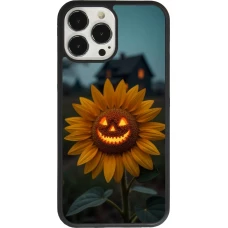 iPhone 13 Pro Max Case Hülle - Silikon schwarz Halloween 2026 Evil Sunflower