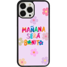 Coque iPhone 13 Pro Max - Silicone rigide noir Karol G Manana sera bonito