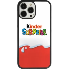 iPhone 13 Pro Max Case Hülle - Silikon schwarz Kinder Surprise