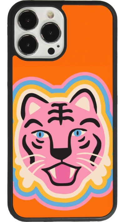 Coque iPhone 13 Pro Max - Silicone rigide noir Lion colors 2026