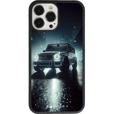 Coque iPhone 13 Pro Max - Silicone rigide noir Mercedes G AMG Night