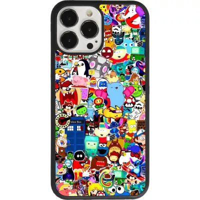 iPhone 13 Pro Max Case Hülle - Silikon schwarz Mixed cartoons