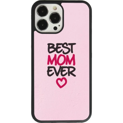 iPhone 13 Pro Max Case Hülle - Silikon schwarz Mom 2023 best Mom ever pink