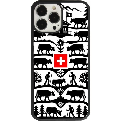iPhone 13 Pro Max Case Hülle - Silikon schwarz Poya Schweiz 3