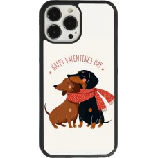Coque iPhone 13 Pro Max - Silicone rigide noir Saint Valentines Day 26 Happy Valentine