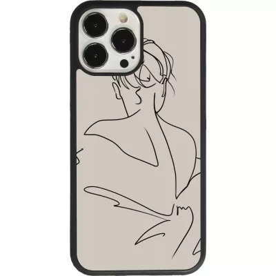iPhone 13 Pro Max Case Hülle - Silikon schwarz Salnikova 05