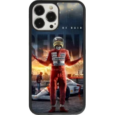 Coque iPhone 13 Pro Max - Silicone rigide noir Senna The King of Rain