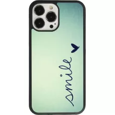 iPhone 13 Pro Max Case Hülle - Silikon schwarz Smile