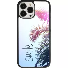 iPhone 13 Pro Max Case Hülle - Silikon schwarz Smile 05