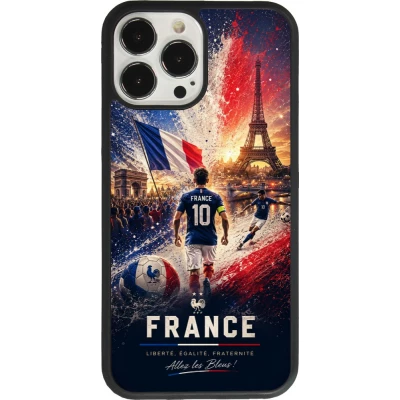 iPhone 13 Pro Max Case Hülle - Silikon schwarz Fussball Frankreich splash 2026