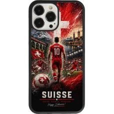iPhone 13 Pro Max Case Hülle - Silikon schwarz Fussball Suisse splash 2026