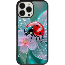 Coque iPhone 13 Pro Max - Silicone rigide noir Ladybird in bloom Spring 2026