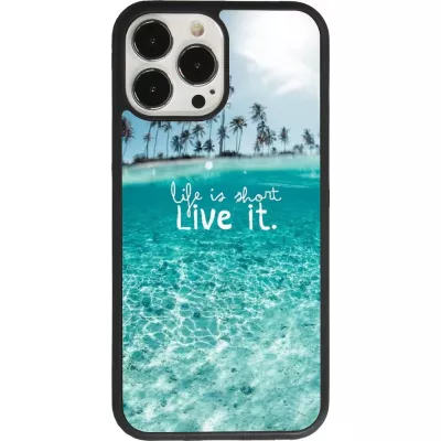 iPhone 13 Pro Max Case Hülle - Silikon schwarz Summer 18 24