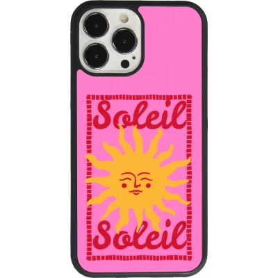 Coque iPhone 13 Pro Max - Silicone rigide noir Sun sun 2026